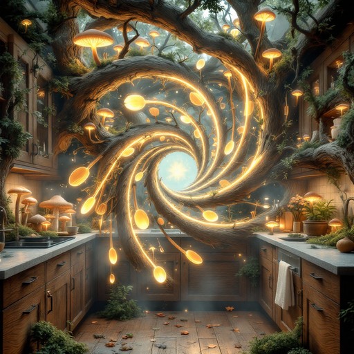 Free Enchanted Kitchen Spiral Image - Magical, Kitchen, Spiral ...
