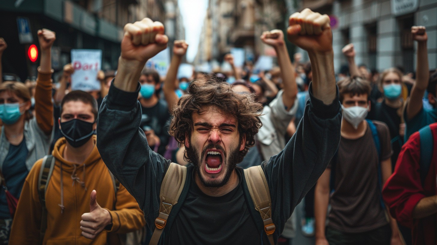 Protesters Demand Free Protesters Demand Change Image - Protest, Demonstration, Crowd ...