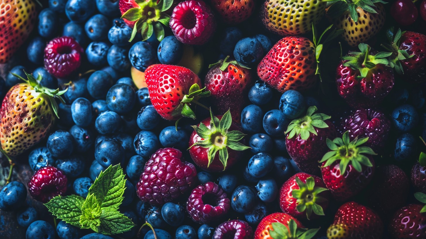 Free Colorful berry assortment Image - Berries, Fruit, Colorful ...