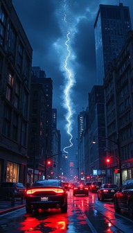 Free Lightning Strikes City Image - Lightning, Storm, Cityscape ...