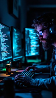 Free Nocturnal Code Session Image - Programmer, Coder, Developer ...