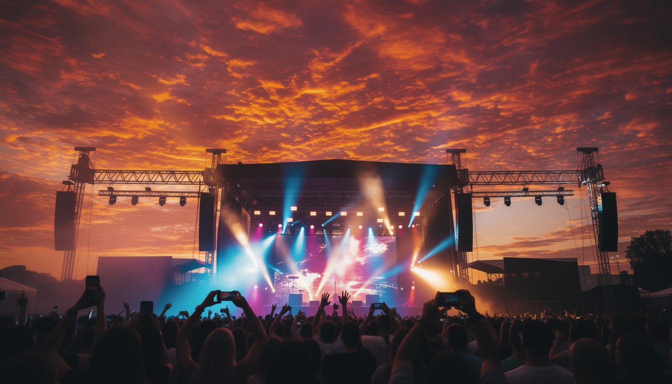 Free Sunset Concert Magic Image - Concert, Sunset, Music | Download at ...