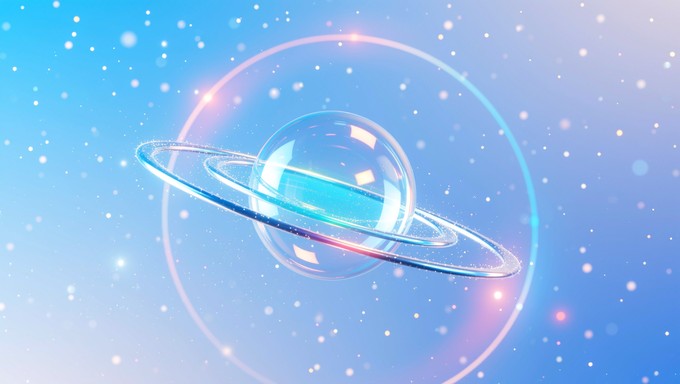 Free Floating Orbital Balloon Image - Balloon, Floating, Iridescent ...