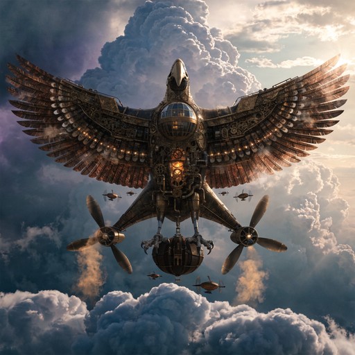 Free Steampunk Mechanical Eagle Image - Steampunk, Airship, Eagle ...