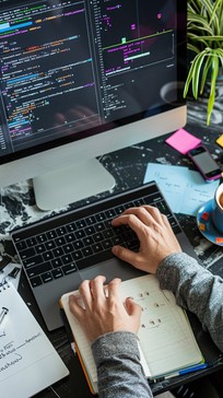 Free Coding Workspace Setup Image - Coding, Development, Programming ...