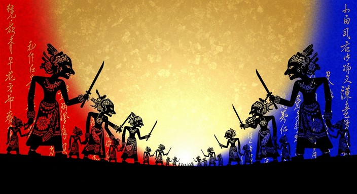 Free Shadow Puppet Procession Image - Silhouette, Puppet, Shadow ...