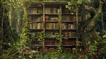 Free Enchanted Forest Library Image - Enchanted, Forest, Library ...