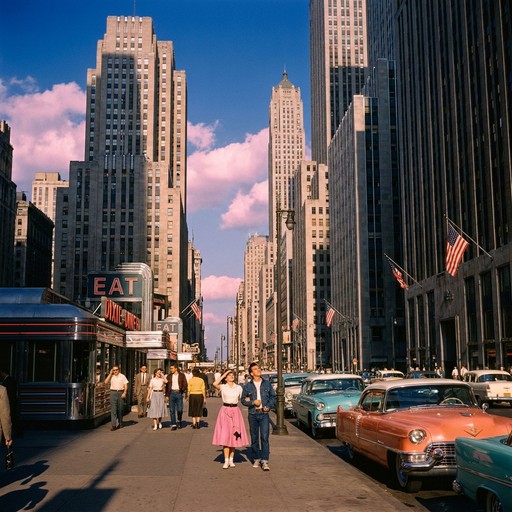 Free Retro Urban Giants Image - Vintage, Skyscrapers, 1950s | Download ...