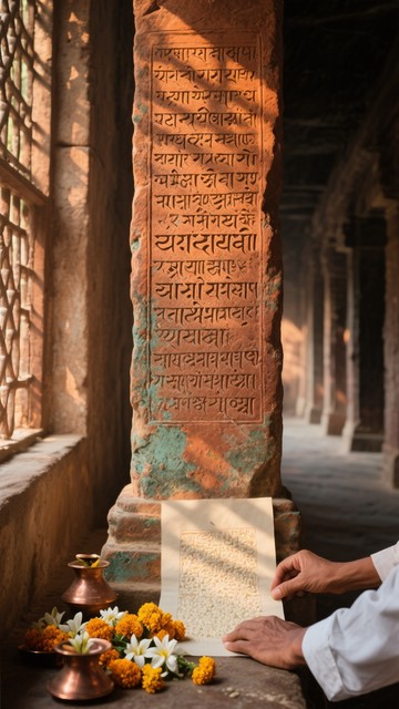 Free Ancient Temple Inscription Image - Sanskrit, Inscription, Temple ...