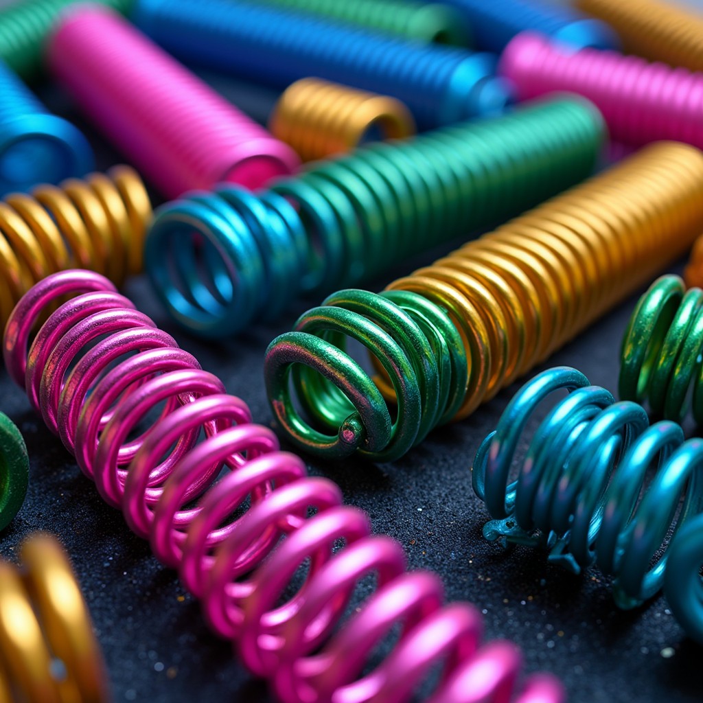 Free Vibrant Spring Symphony Image - Springs, Coils, Metallic ...
