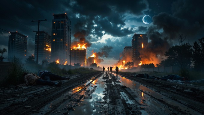 Free Apocalypse Burns Tonight Image - Apocalypse, Disaster, Fire ...