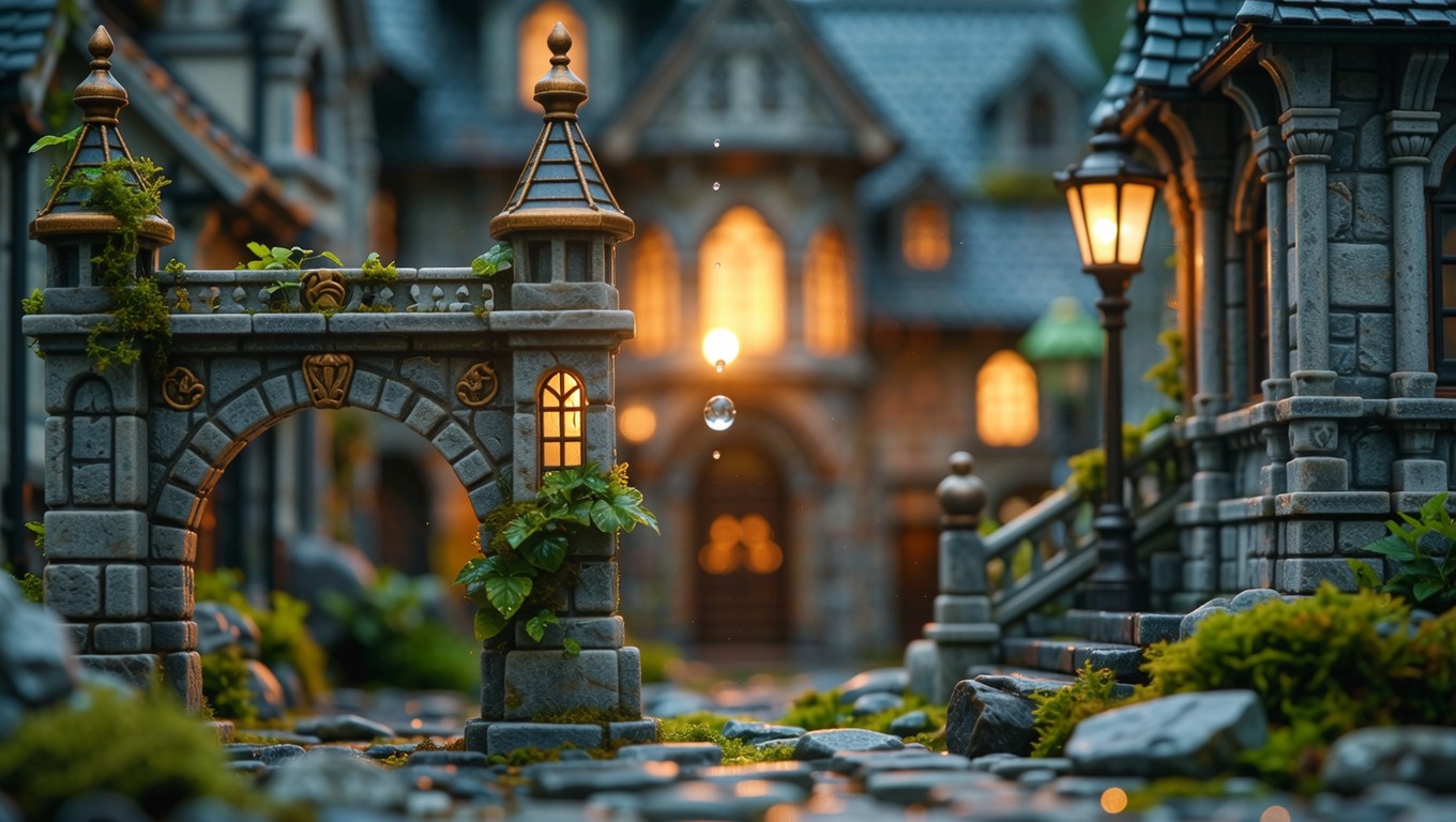 Free Miniature Fantasy Architecture Image - Fantasy, Miniature ...