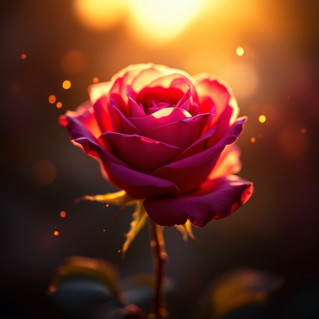 Free Glowing Rose Portrait Image - Rose, Burgundy, Backlit | Download ...