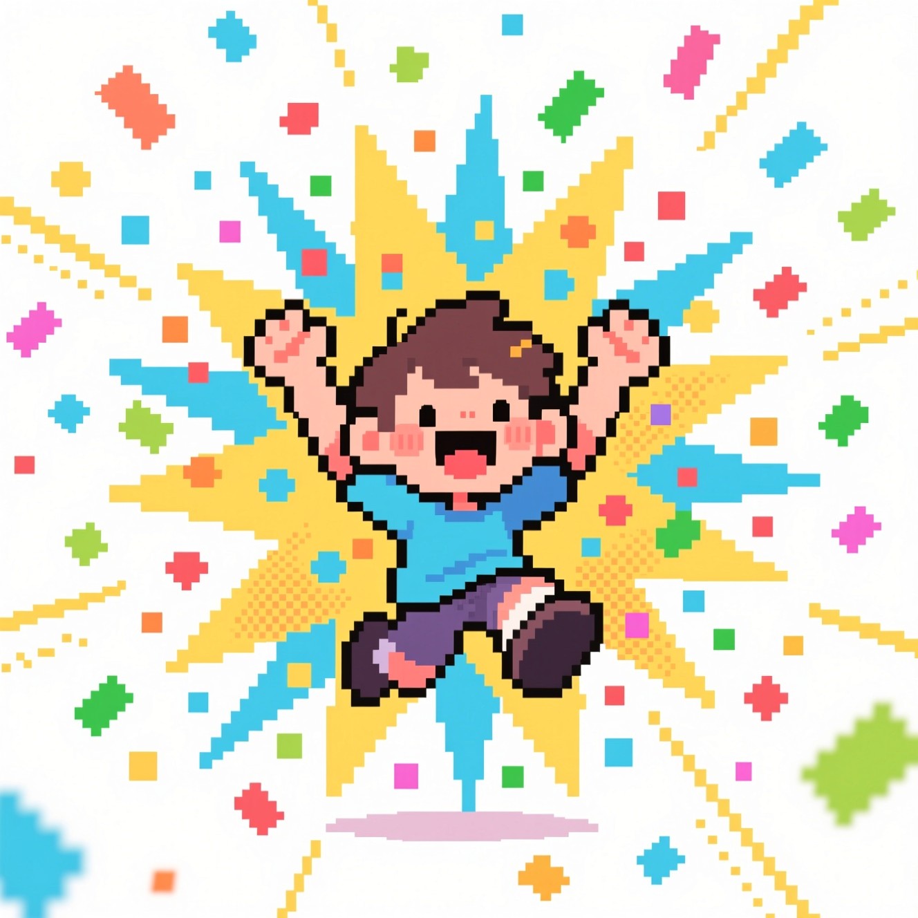 Free Pixel Joy Explosion Photo - Pixel, Joy, Explosion | Download at ...