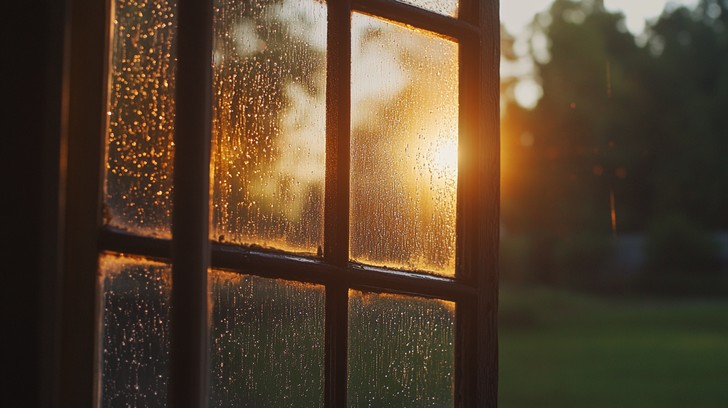 Free Sunlit dewy window Image | Download at StockCake