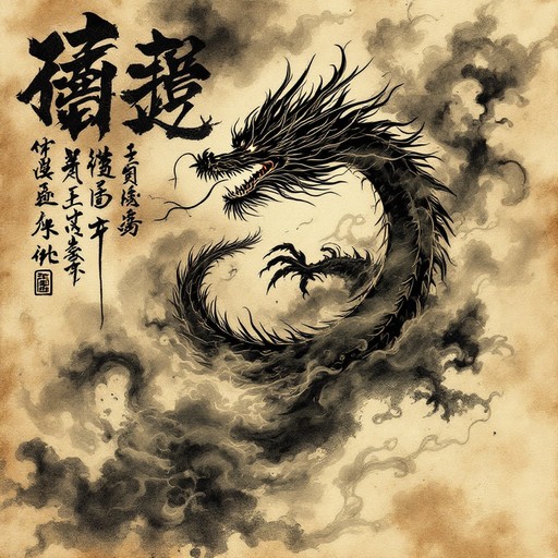 Dragon Adding Free Mythical Dragon Rises Image - Dragon, Chinese, Ink | Download at ...