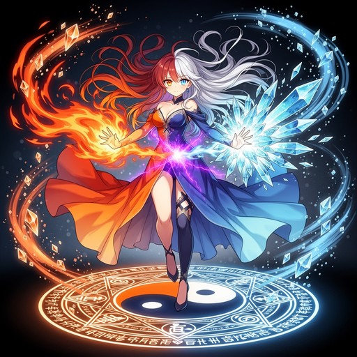 Free Fire Ice Battle Image - Anime, Manga, Fire | Download at StockCake