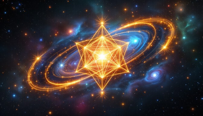 Geometric Patterns In Space Free Cosmic Sacred Geometry Image - Astronaut, Spaceship, Blackhole ...