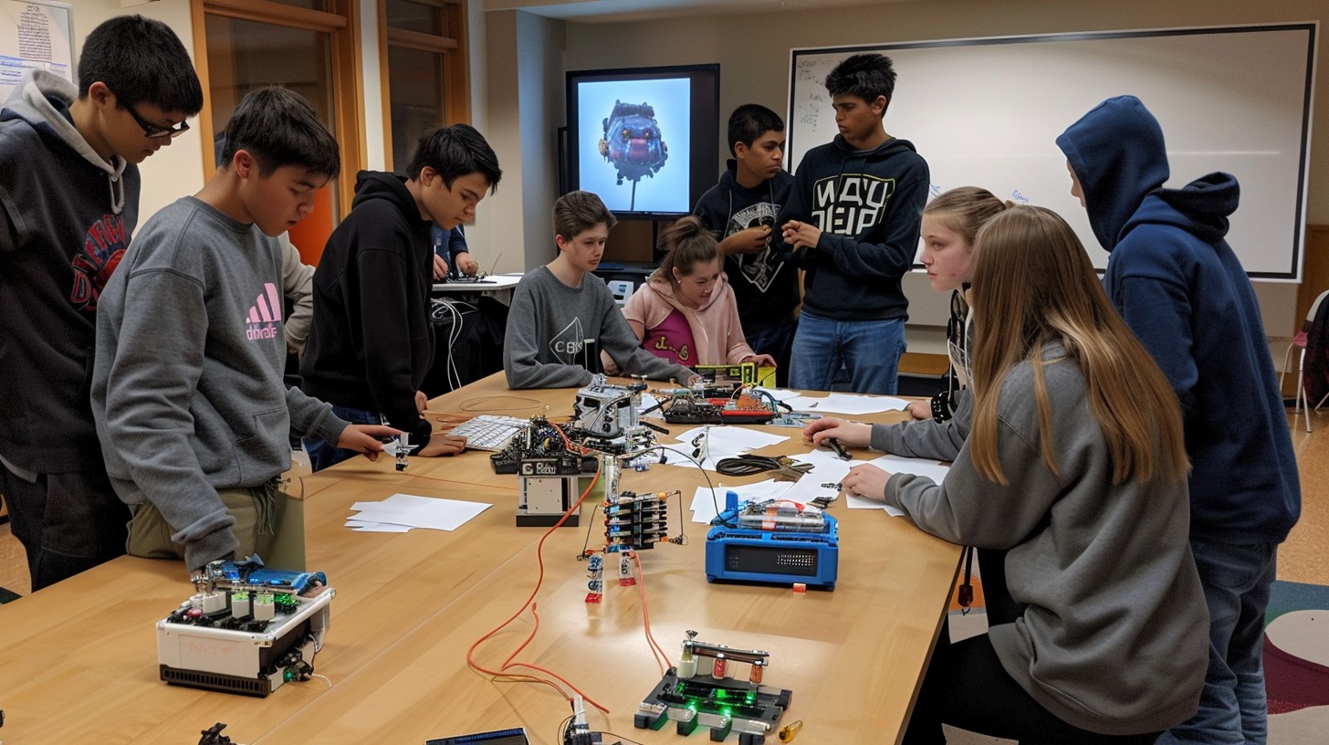 Free Robotics Team Workshop Image - Students, Robotics, Workshop ...