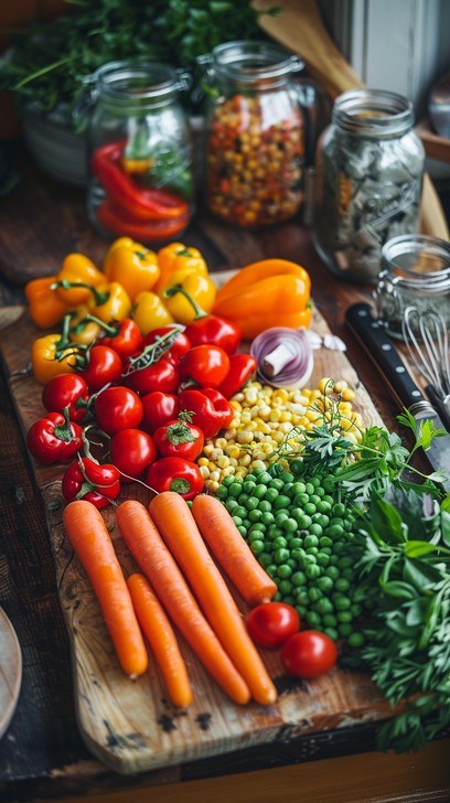 Free Colorful kitchen spread Image - Kitchen, Vegetables, Cooking ...