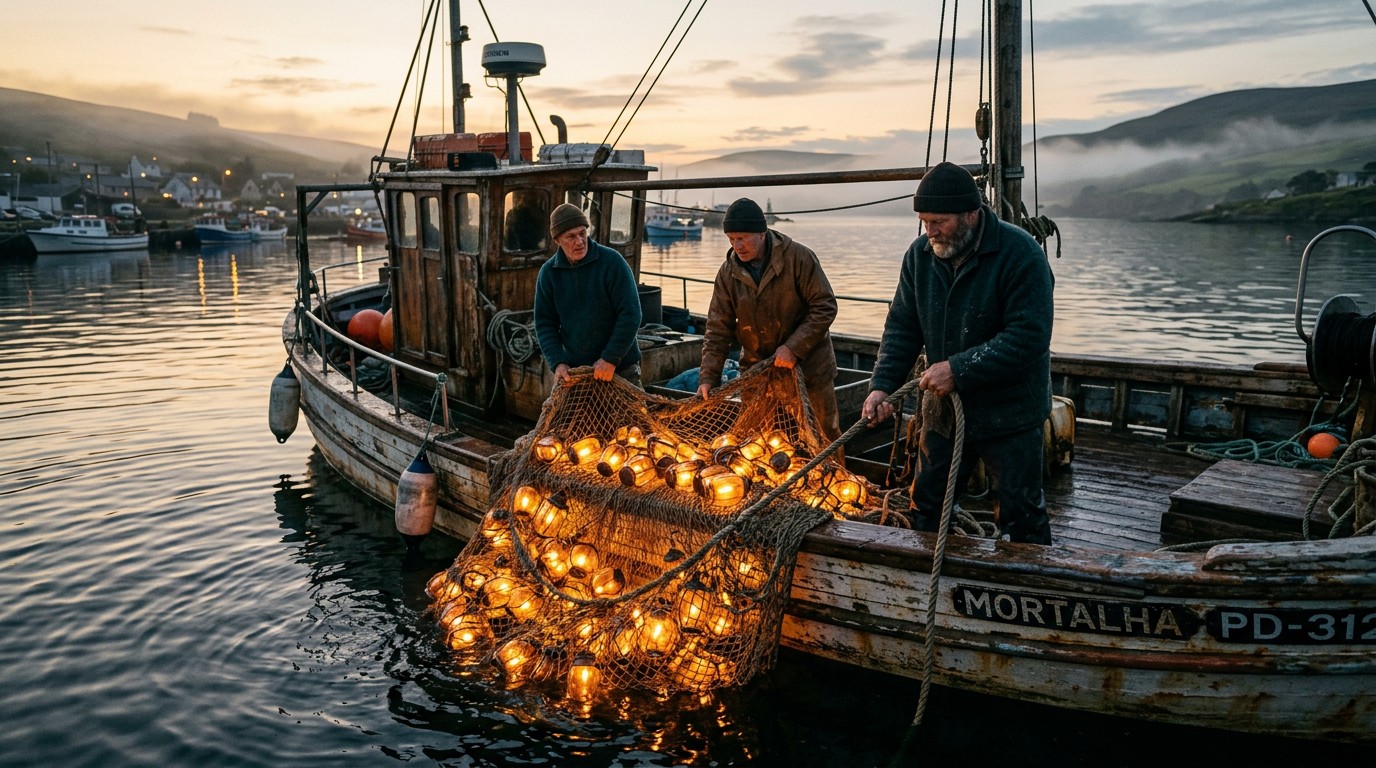 Free Glowing Dawn Catch Image - Fishermen, Lanterns, Glowing | Download ...