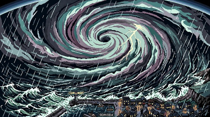 Free Hurricane Pixel Storm Image - Hurricane, Storm, Pixel | Download ...