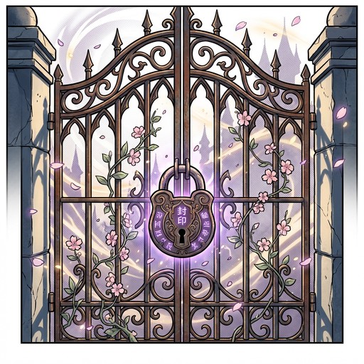 Free Mystic Sakura Lock Image - Padlock, Golden, Anime | Download at ...