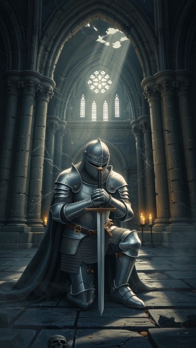 Free Knight Prays Alone Image - Knight, Medieval, Armor | Download at ...