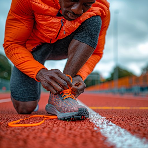 Free Runner Tying Shoelaces Image - Athlete, Running, Shoelaces ...