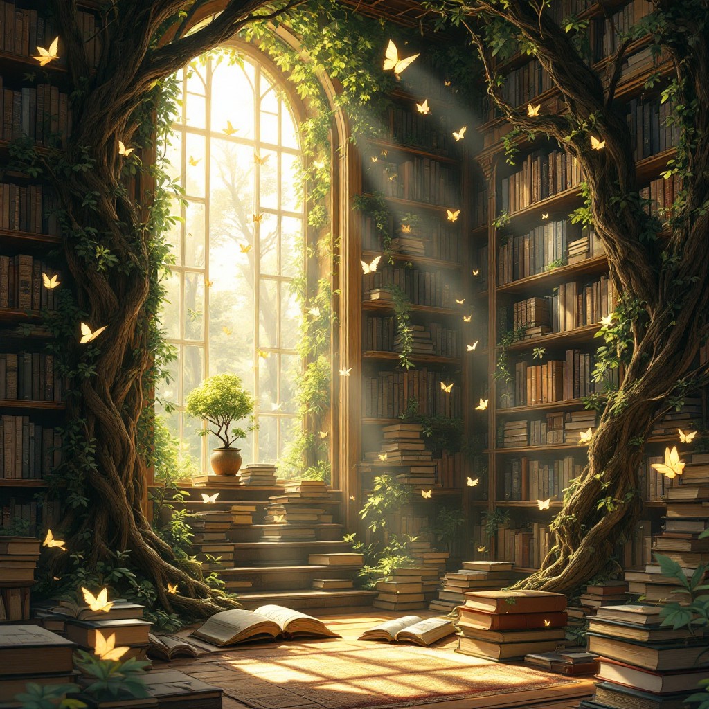 Free Magical Nature Library Image - Library, Magical, Nature | Download ...