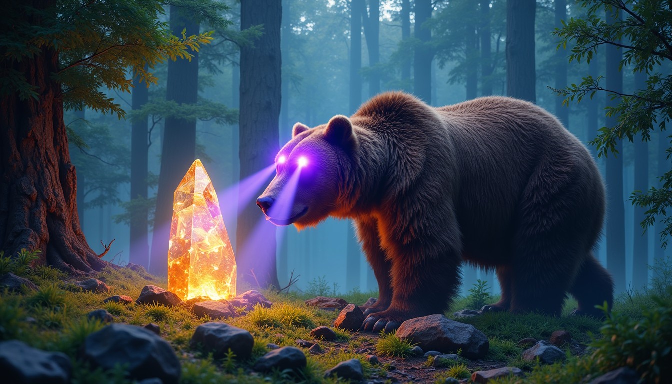Free Mystic Bear Vision Image - Bear, Forest, Magical | Download at ...