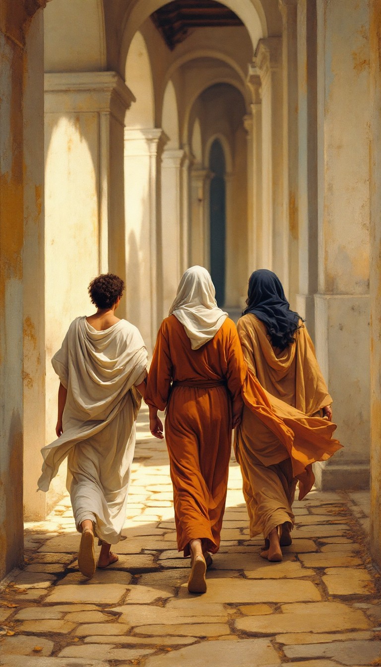 Free Ancient Friends Walking Image - Colonnade, Classical, Renaissance ...
