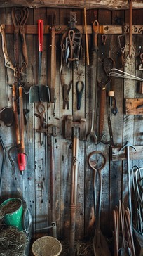 Download Rustic Tool Display Image - Rustic, Tools, Vintage | StockCake