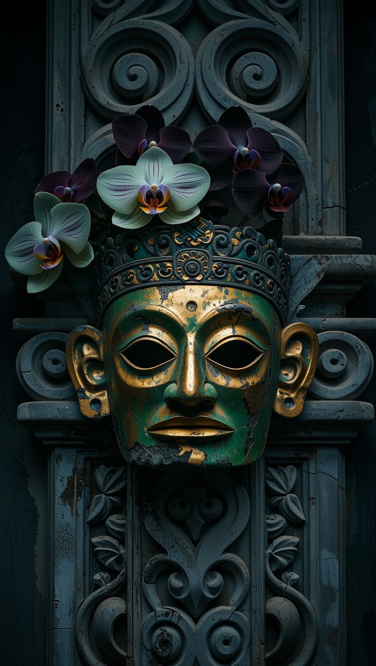 Free Ancient Golden Mask Image - Mask, Golden, Ancient | Download at ...