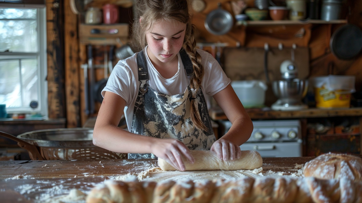 Baking Homade Images Free Baking Homemade Bread Image - Baking, Girl, Dough | Download at ...