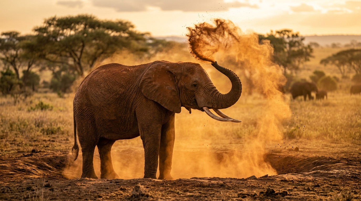 Elephant Ritual Free Elephant Dust Ritual Image - Elephant, Wildlife, Savanna ...