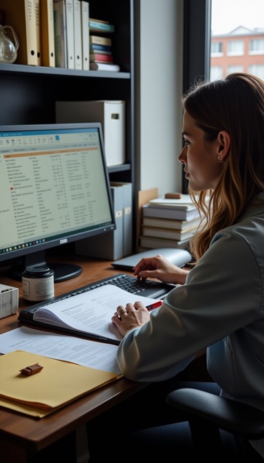 Free Focused administrative work Image | Download at StockCake
