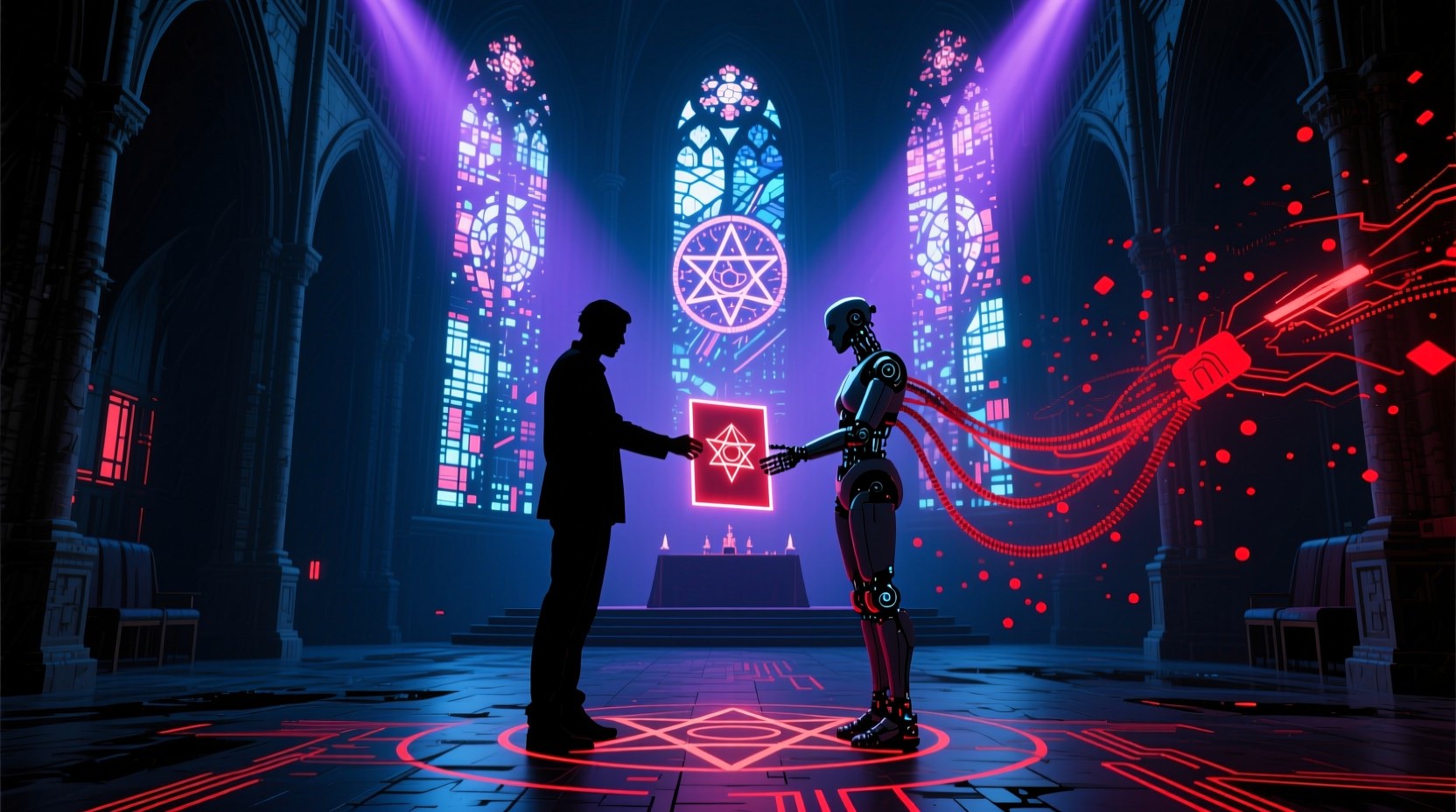 Free Techno-Gothic Covenant Image - Cyberpunk, Gothic, Cathedral ...
