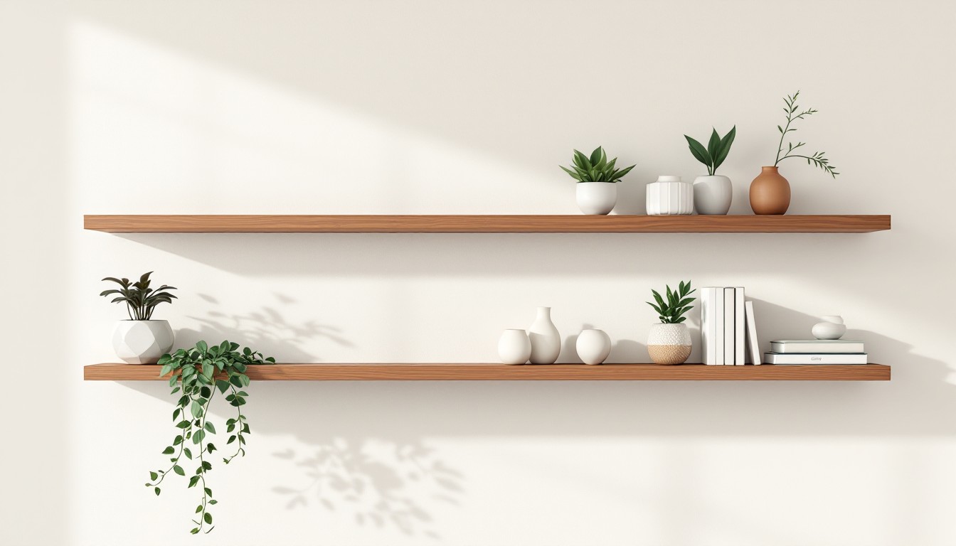 Free Minimalist Floating Shelves Image - Floating, Shelves, Minimal ...