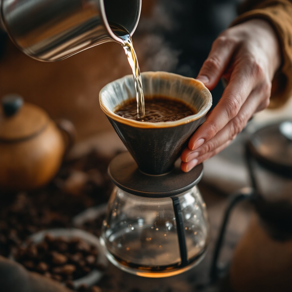 Free Artisanal Coffee Ritual Image - Coffee, Brewing, Pourover ...