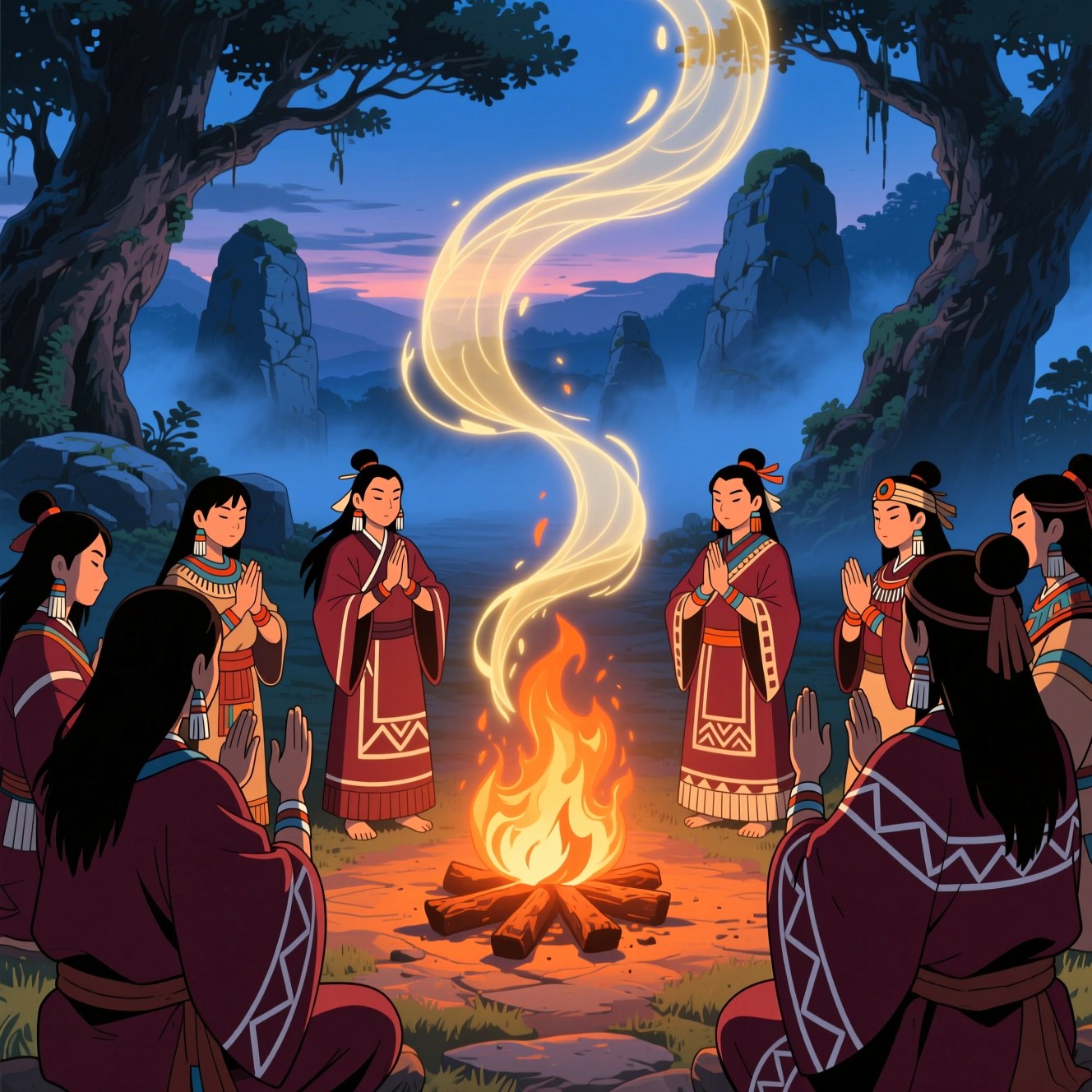 Free Spirit Flame Ritual Image - Ritual, Anime, Mystical | Download at ...