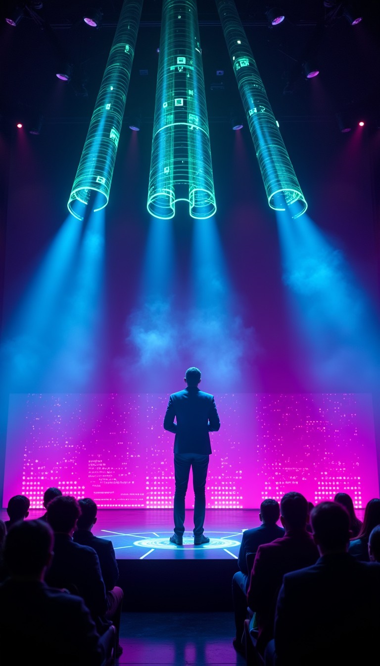 Free Digital Stage Presence Image - Futuristic, Keynote, Technology ...