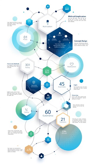 Free Flowing Geometric Network Image - Infographic, Geometric, Minimal ...