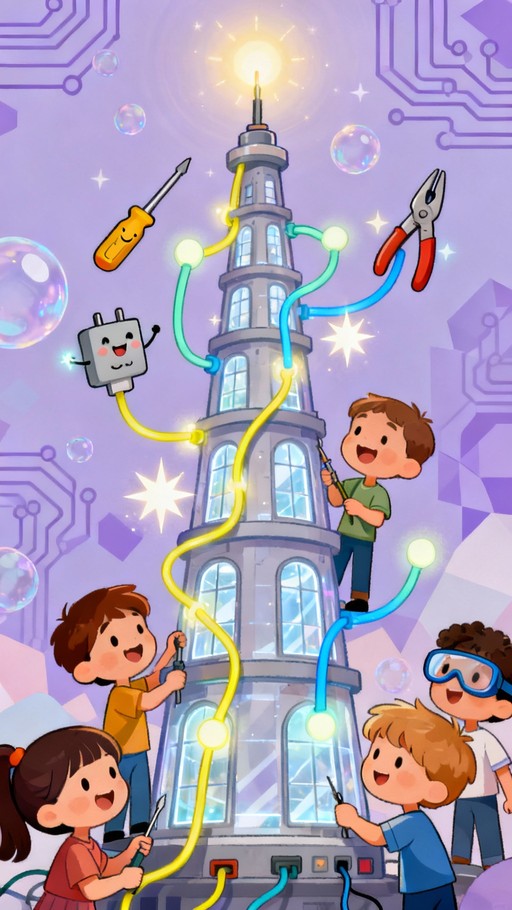 Free Building Electrical Magic Photo - Children, Illustration, Cartoon ...