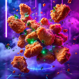 Free Cyberpunk Chicken Float Image - Cyberpunk, Chicken, Neon ...