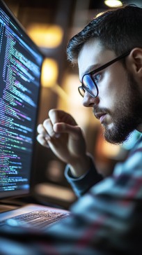 Free Programmer at work Image - Programmer, Neon, Coding | Download at ...