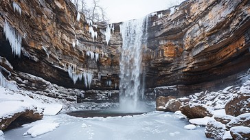 Free Frozen Waterfall Beauty Image - Waterfall, Winter, Ice | Download ...