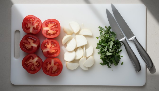Tomatoes Source Free Fresh Tomato Ingredients Image - Tomatoes, Basil, Garlic ...