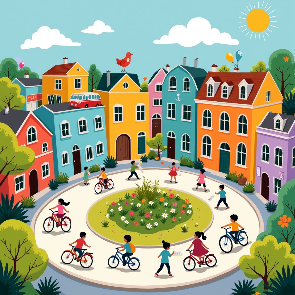Free Colorful Community Circle Image - Colorful, Whimsical, Community ...