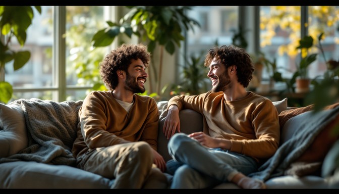Free Cozy Friends Chat Image - Friendship, Laughter, Comfort | Download ...